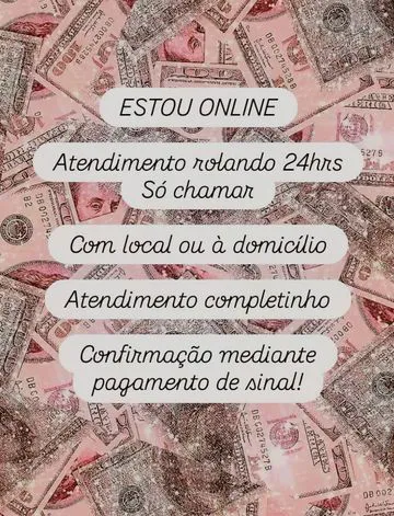 DISPONÍVEL AGORA COM PROMOÇÕES 
CHAMA 🔥 
Atendimentos confirmados mediante pagamento de sinal! (Consultar valores)
Chamada e pac de conteúdos 