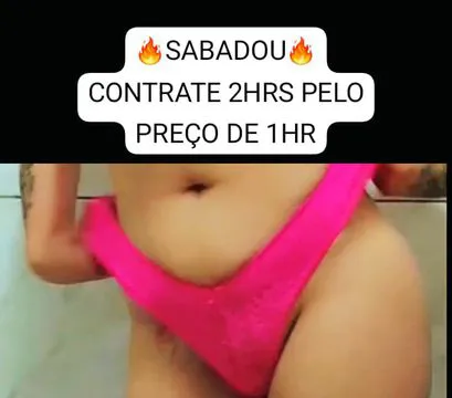 DISPONÍVEL AGORA COM PROMOÇÕES 
CHAMA 🔥 
Atendimentos confirmados mediante pagamento de sinal! (Consultar valores)
Chamada e pac de conteúdos 