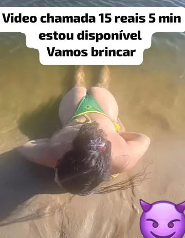Ola amor faço estilo namoradinha adoro anal gozo squirt chupo bem gostoso coisa boa pra vc desestressar faço video chamada e tenho conteúdos faço inversão de papel amo dominar e ser dominada 