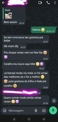 Sou a Mel Pimenta.

BBW | CAVALONA/Gorda gostosa, experiente e sem frescura.
Presencial e também vendas de packs,video chamadas,videos e fotos personalizadas.  

Sou a tentação que você sempre quis, mas nunca teve coragem de provar.
Corpo grande, curvas reais, boca quente e atitude de mulher que sabe o que faz.
Se você gosta de ser bem tratado, bem cuidado… e bem usado… achou a pessoa certa. 😈

📍 Atendo em hotel,motel,a domicilio 
📲 Atendimento com hora marcada
💦 GFE, oral sem capa, massagem, fetiches sob consulta
🚫 Não atendo apressadinhos ou mal-educados

Vem viver uma experiência completa com uma BBW de verdade — quente, envolvente e viciada em te deixar fraco.
💰 Valores

⏱️ 30 min – R$130
⏱️ 1h – R$200 + deslocamento 
🔥 2h de perdição – R$ 380 + deslocamento 
👠 Extras e fetiches: sob consulta (e avaliação 😈)

⚠️ Atendo com hora marcada.
Respeito é o mínimo — educação abre portas… ou pernas.