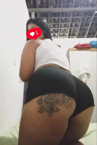 Morena do rabão novata na cidade 
Com local seguro 