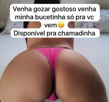 🔥 Prazer sem frescura, provocação sem limite e uma companhia que vai mexer com todos os seus sentidos…
Sou uma acompanhante quente, ousada e extremamente provocante. Daquelas que sabem provocar com palavras, olhar e atitude, deixando você com vontade antes mesmo do primeiro “oi”.

Atendo presencial e virtual, sempre com discrição, atenção e aquele jeitinho safado que faz qualquer momento ficar inesquecível. Atendo homens, mulheres, trans e pessoas com deficiência sem julgamentos, porque prazer é pra todo mundo.

Adoro provocar, enlouquecer e deixar você pensando em mim depois. Se procura uma mulher envolvente, carinhosa e cheia de malícia… me chama e vem sentir o perigo de se apegar. 💋🔥